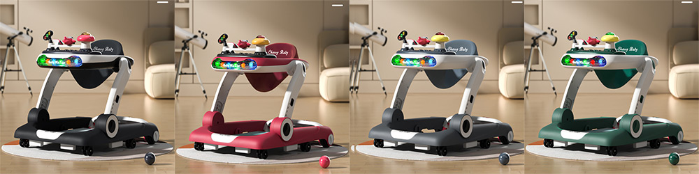 Wholeslae China Modern Adjustable Baby Walker With Wheels