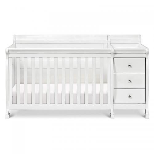 Convertible Baby Wood Crib and Changer