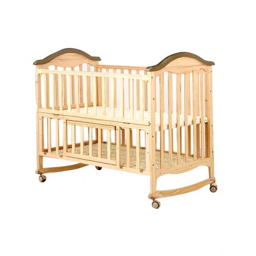 Multifunctional Solid Wood Newborn Baby Crib wholesale