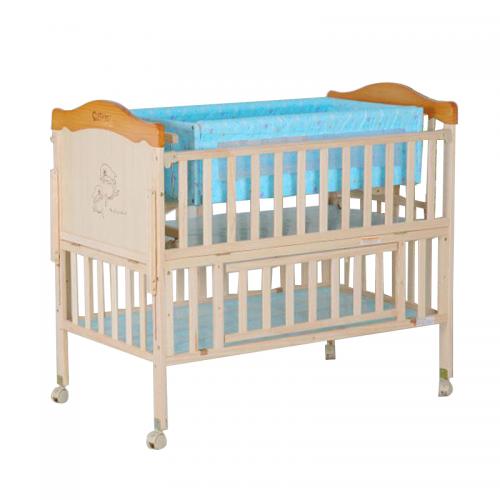 Natural Baby Wooden Bed wholesale