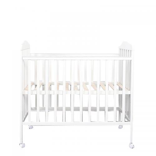 Non-Toxic Baby Wood Crib With Wheels