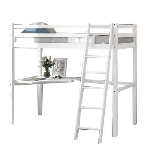 Kids High Bed With Desk
