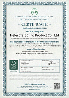 Our Newest FSC Certification - Tobabecraft Co.,Ltd